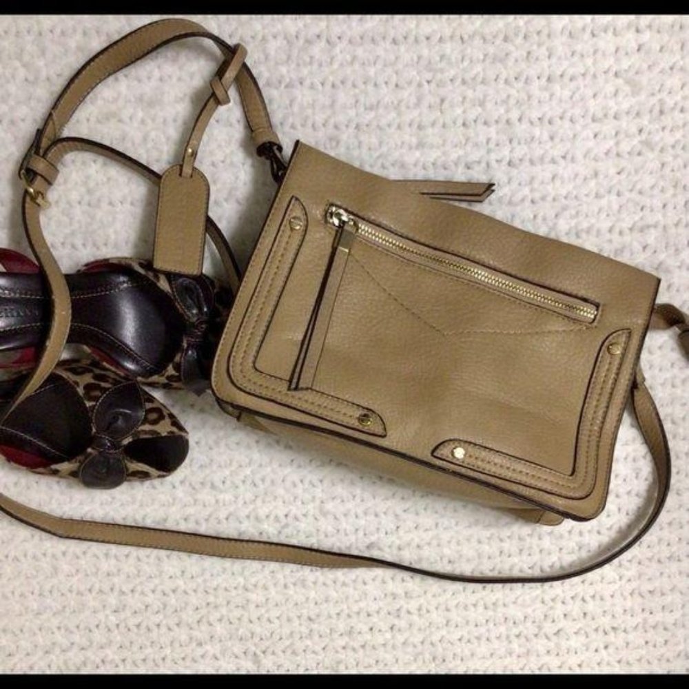 Sole Society Faux Leather Crossbody Handbag
